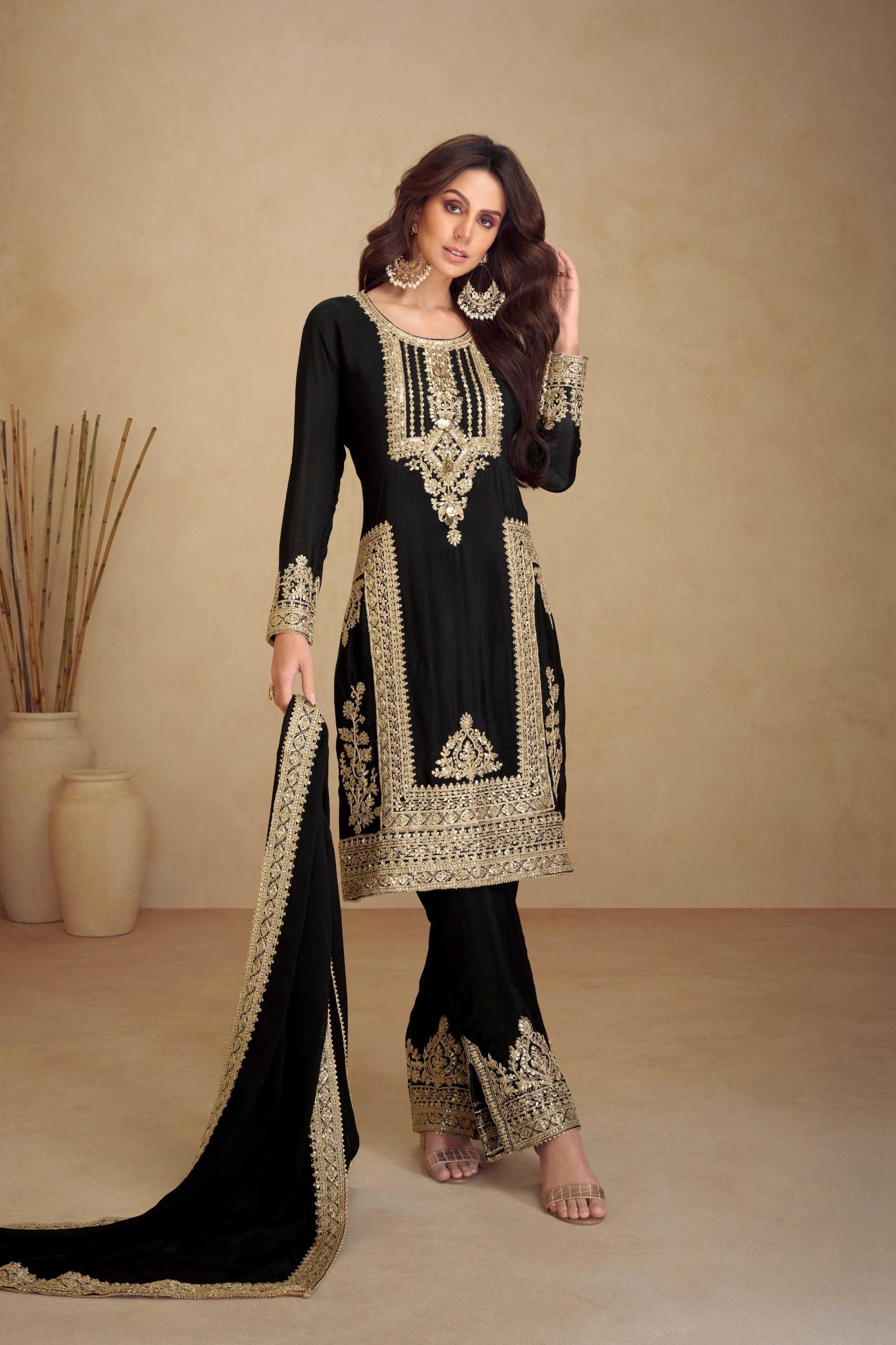 YNF Wholesale Chinon Palazzo Suit KESH546 1195 | Surat Manufacturer