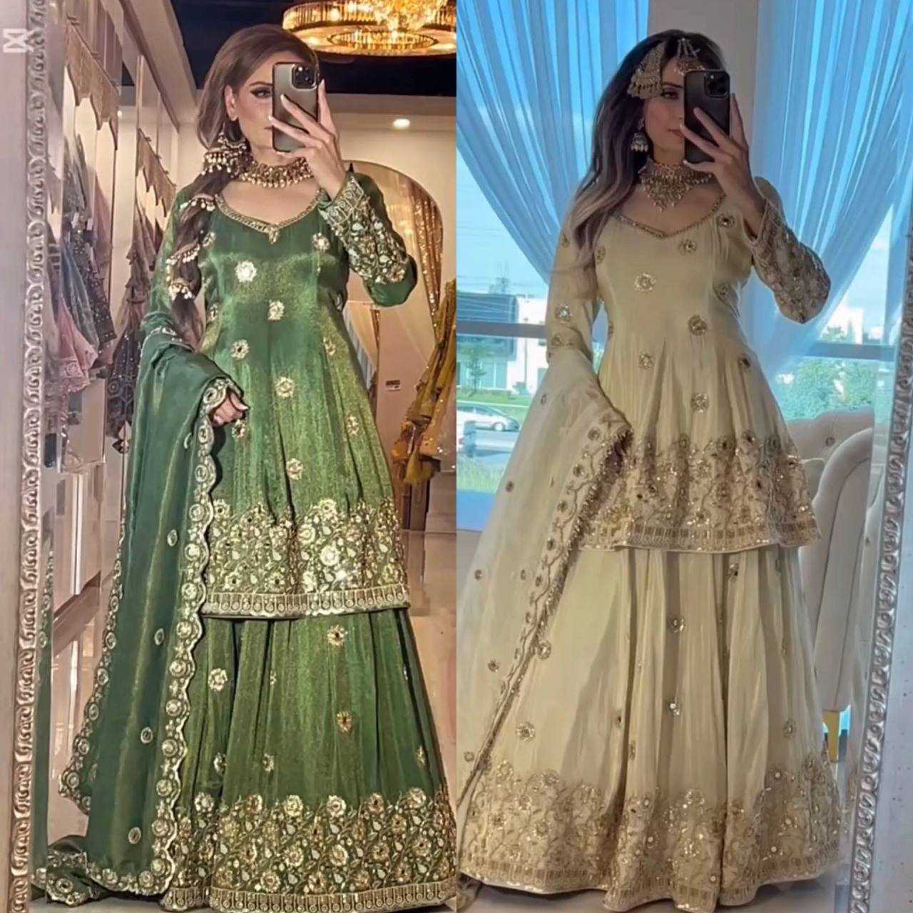 YNF Wholesale Chinon Silk Fancy Lehenga KESH523 091 | Surat Manufacturer