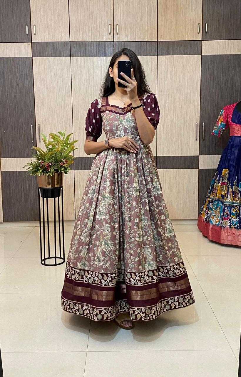 YNF Wholesale Cotton Bollywood Style Gowns KESH503 8154 | Surat Manufacturer