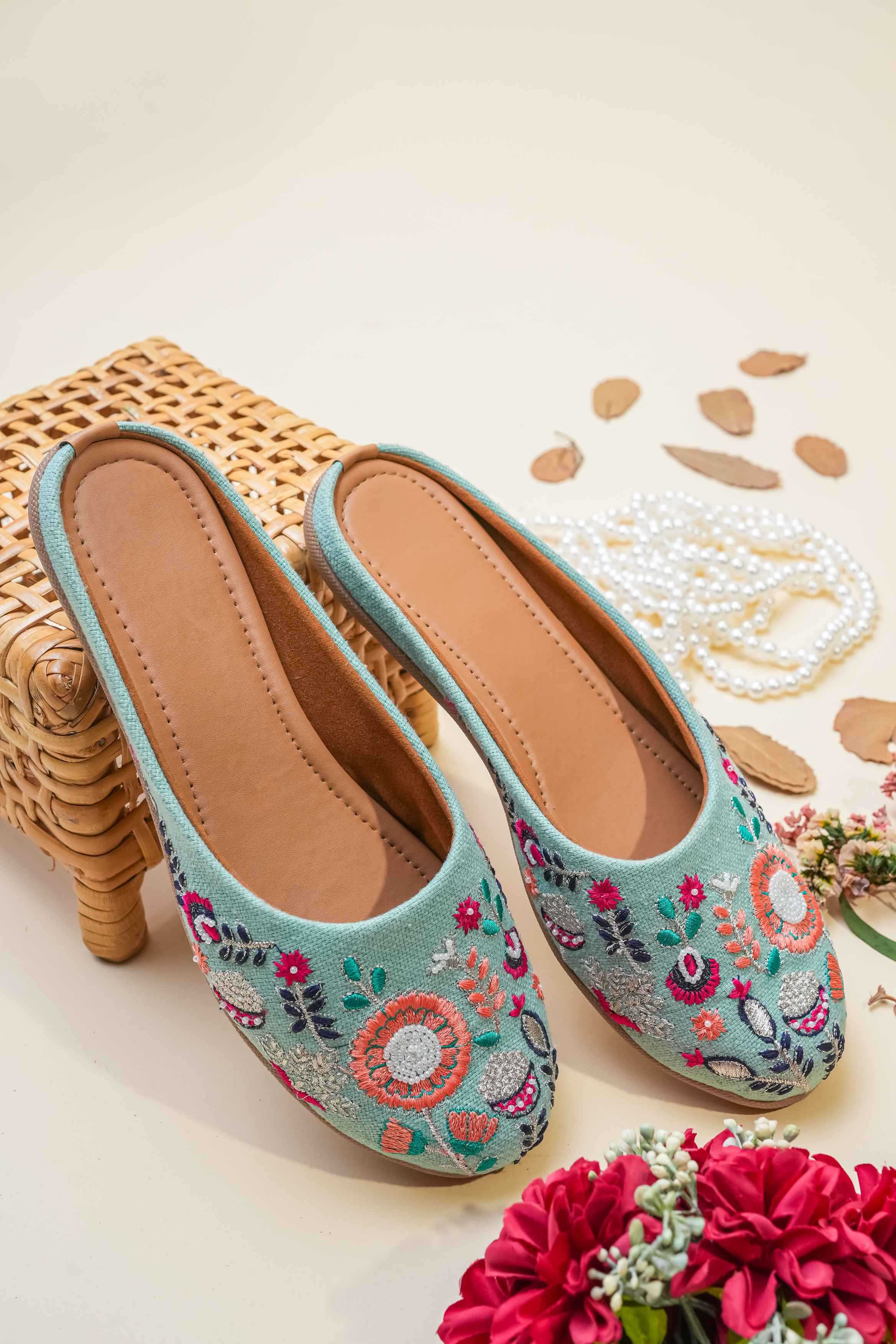 YNF Wholesale Cotton Designer Juttis KESH641 pista mojdi - COTTON | Surat Manufacturer