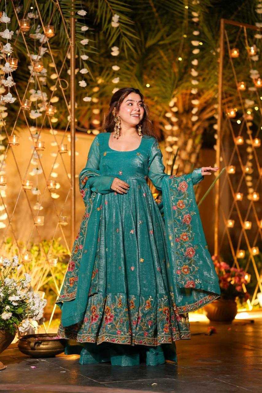 YNF Wholesale Crunchi Fancy Gowns RIN141 2034 | Surat Manufacturer