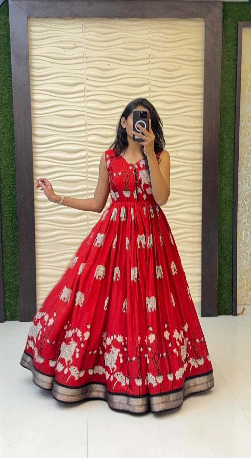YNF Wholesale Dola Silk Bollywood Style Gowns RIN235 Anwesha | Surat Manufacturer