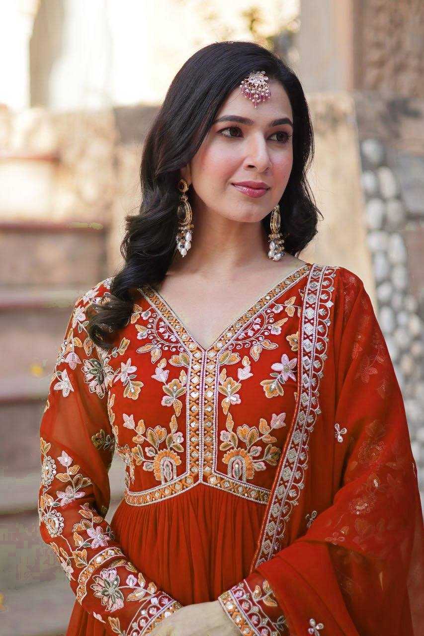 YNF Wholesale Faux Blooming Wedding Gown KESH175 47 | Surat Manufacturer