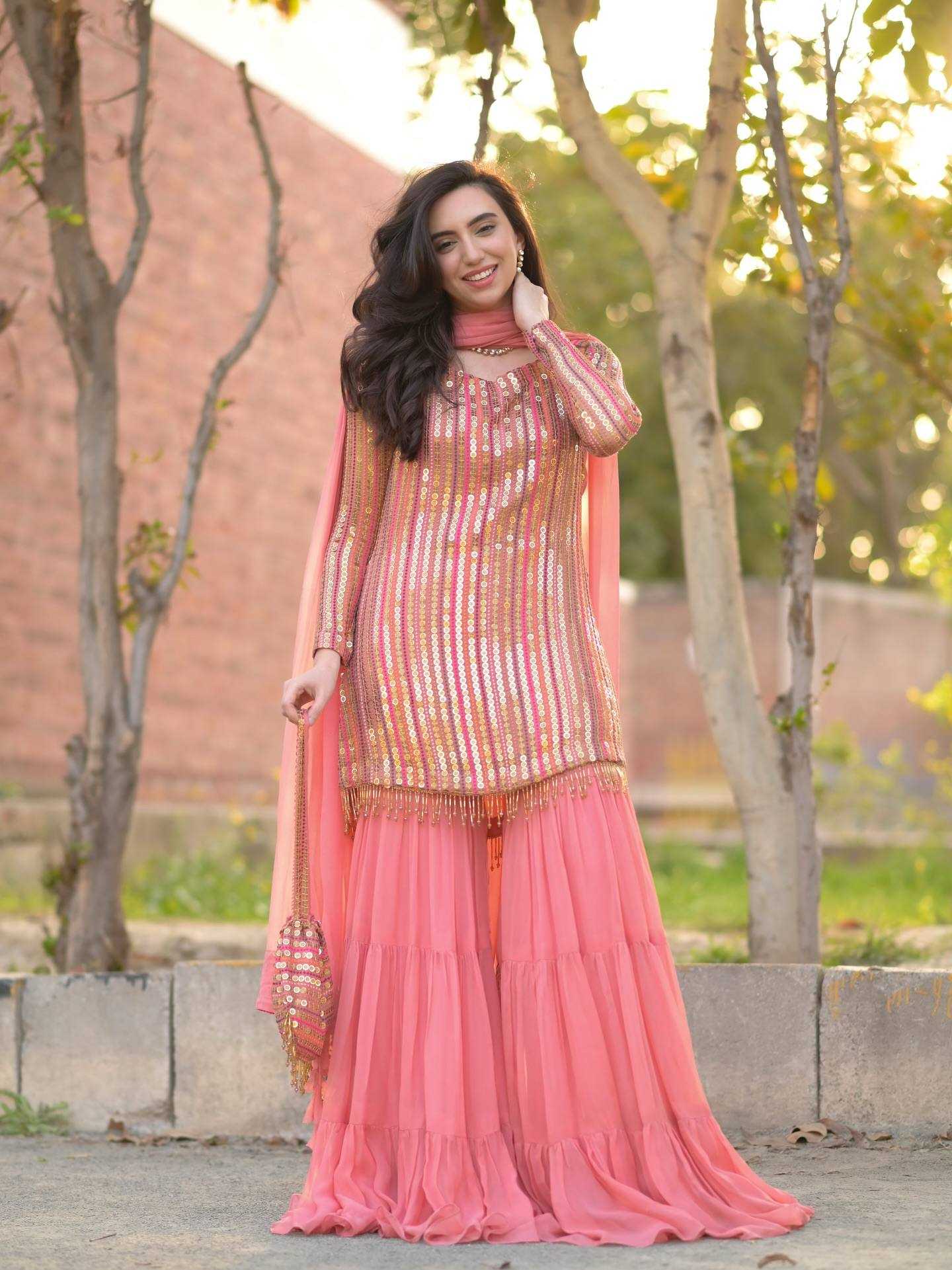 YNF Wholesale Faux Georgette Kurti Bottom With Dupatta KESH158 8004 | Surat Manufacturer
