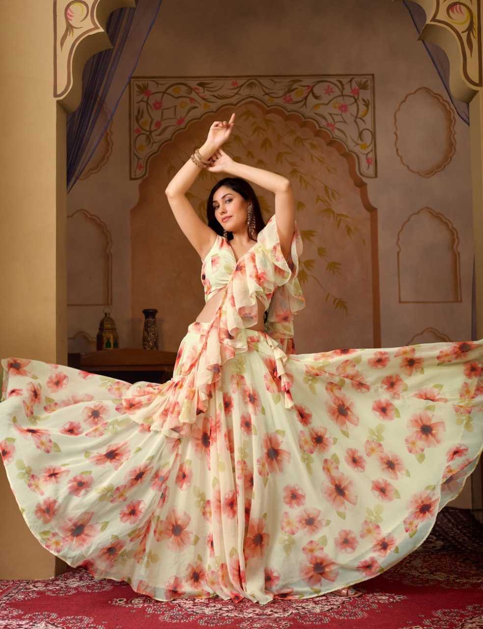 YNF Wholesale Georgette Printed Lehenga KESH522 103 | Surat Manufacturer