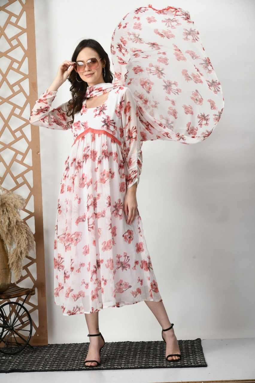 YNF Wholesale Georgette Party Wear Kurtis KESH559 368 | Surat Manufacturer