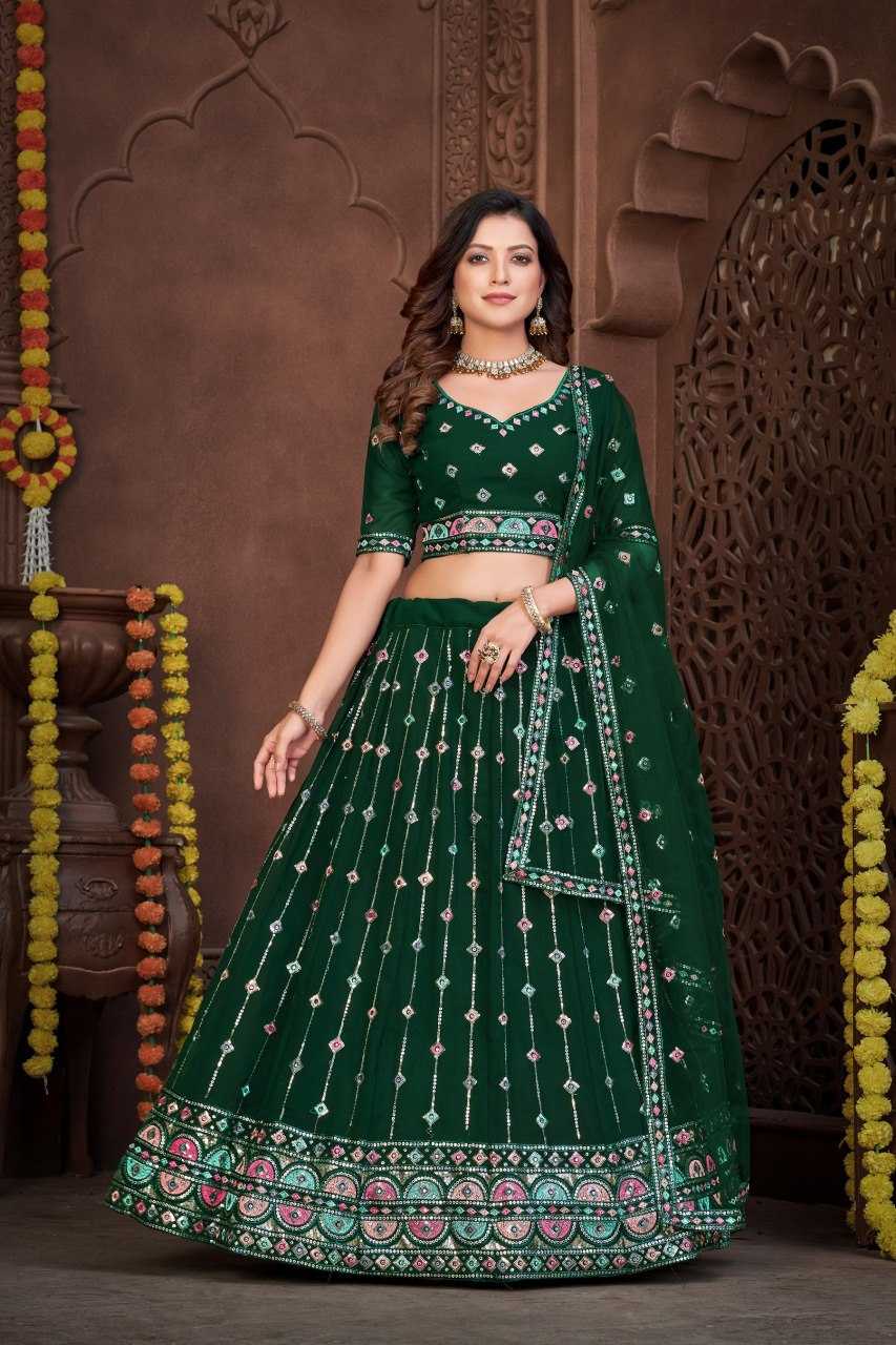 YNF Wholesale Georgette Embroidered Lehenga KESH643 1010288 | Surat Manufacturer