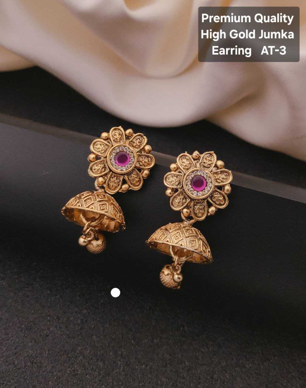 YNF Wholesale Gold Plated Jhumka Earrings KESH193 115 | Surat Manufacturer