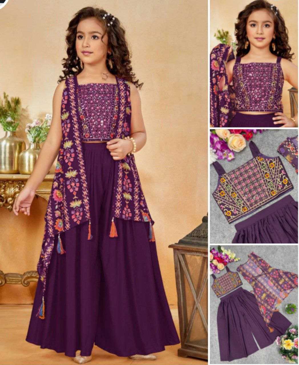 YNF Wholesale Heavy Crepe Embroidered Frock KESH461 166 | Surat Manufacturer