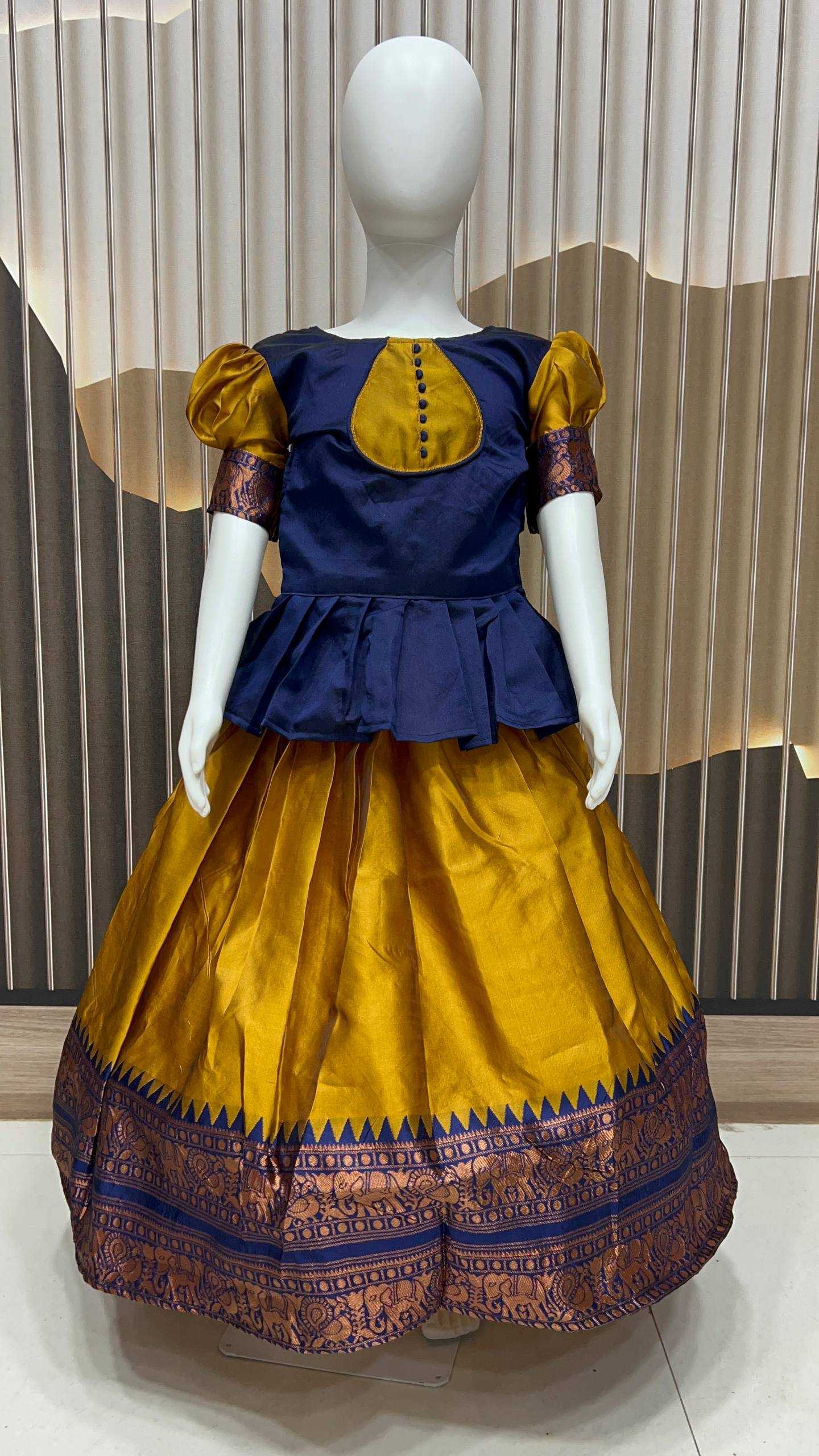 YNF Wholesale Heavy Silk Kids Lehenga KESH642 047 | Surat Manufacturer