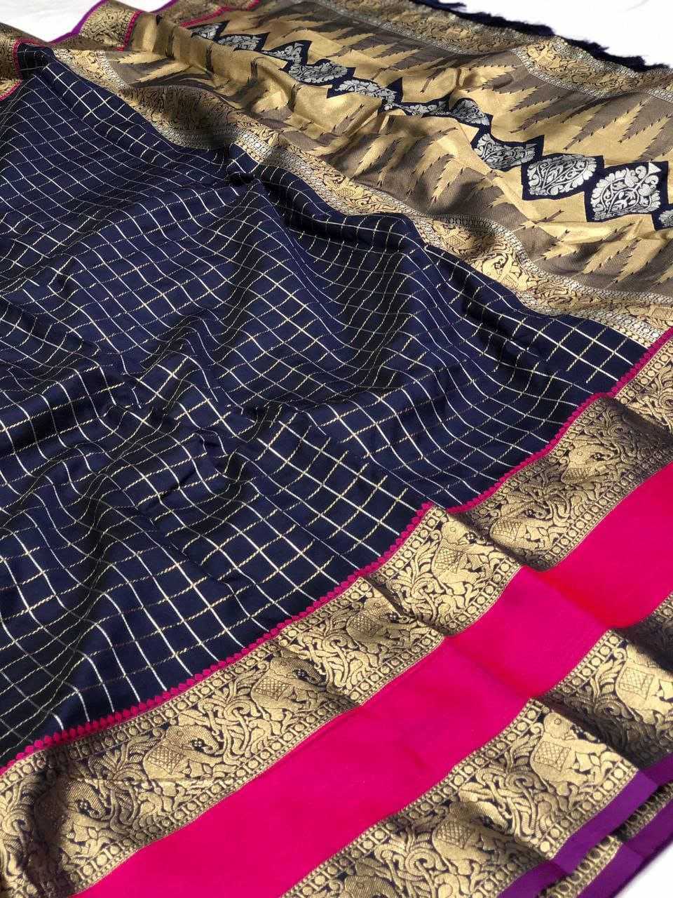YNF Wholesale Jacquard Soft Silk Sarees RIN211 Avantika-Vol-1 | Surat Manufacturer