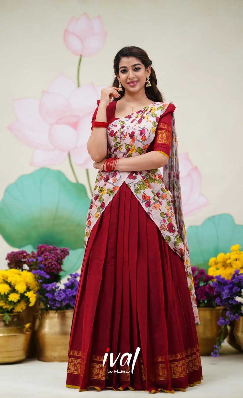 YNF Wholesale Kanjivaram Silk Half Sarees KESH554 Half | Surat Manufacturer