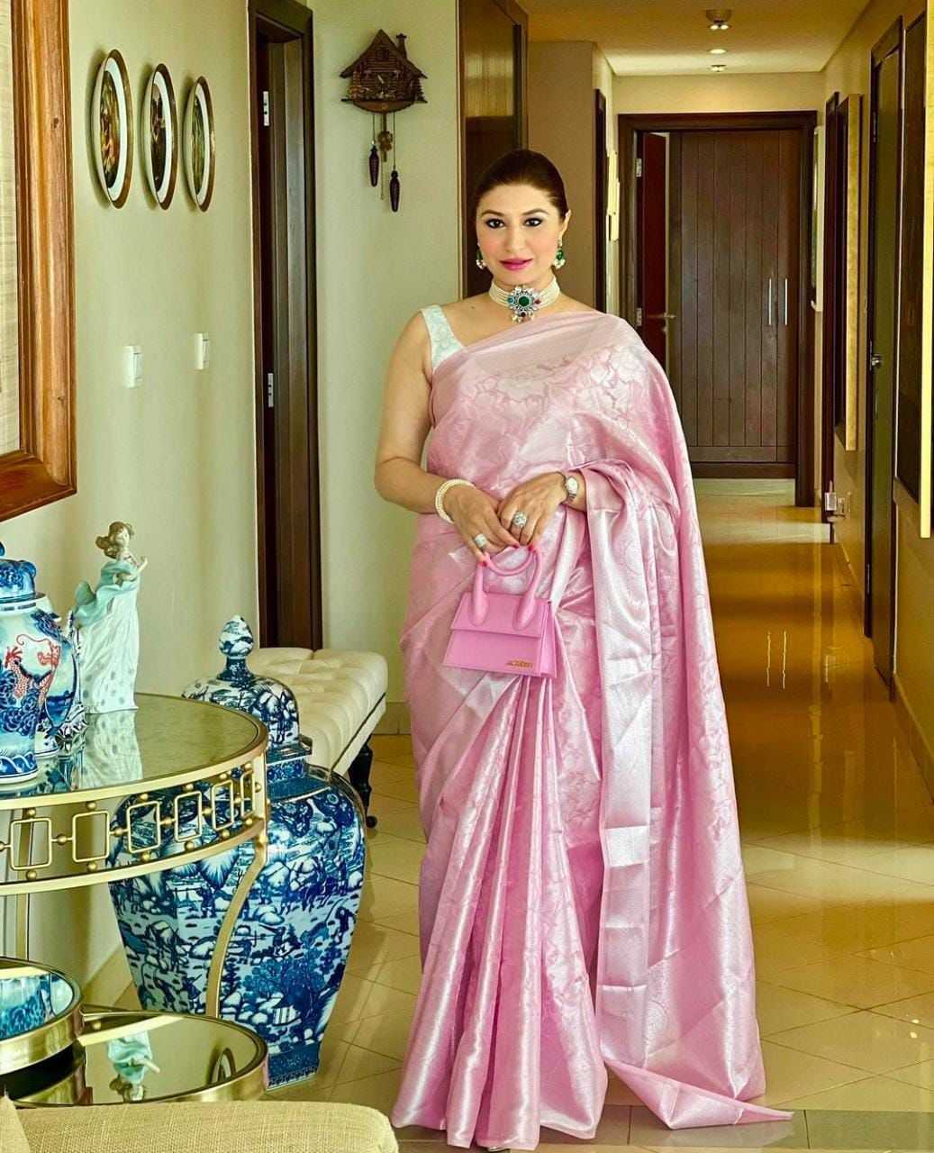 YNF Wholesale Lichi Silk Party Wear Sarees KESH577 JACQUARD | Surat Manufacturer