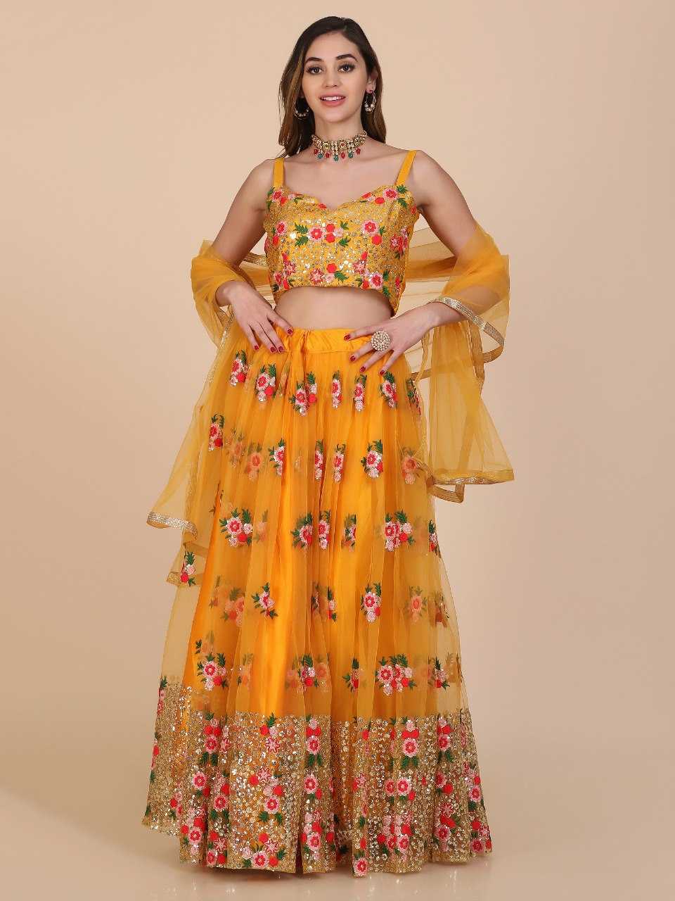 YNF Wholesale Net Embroidered Lehenga KESH643 10105 | Surat Manufacturer
