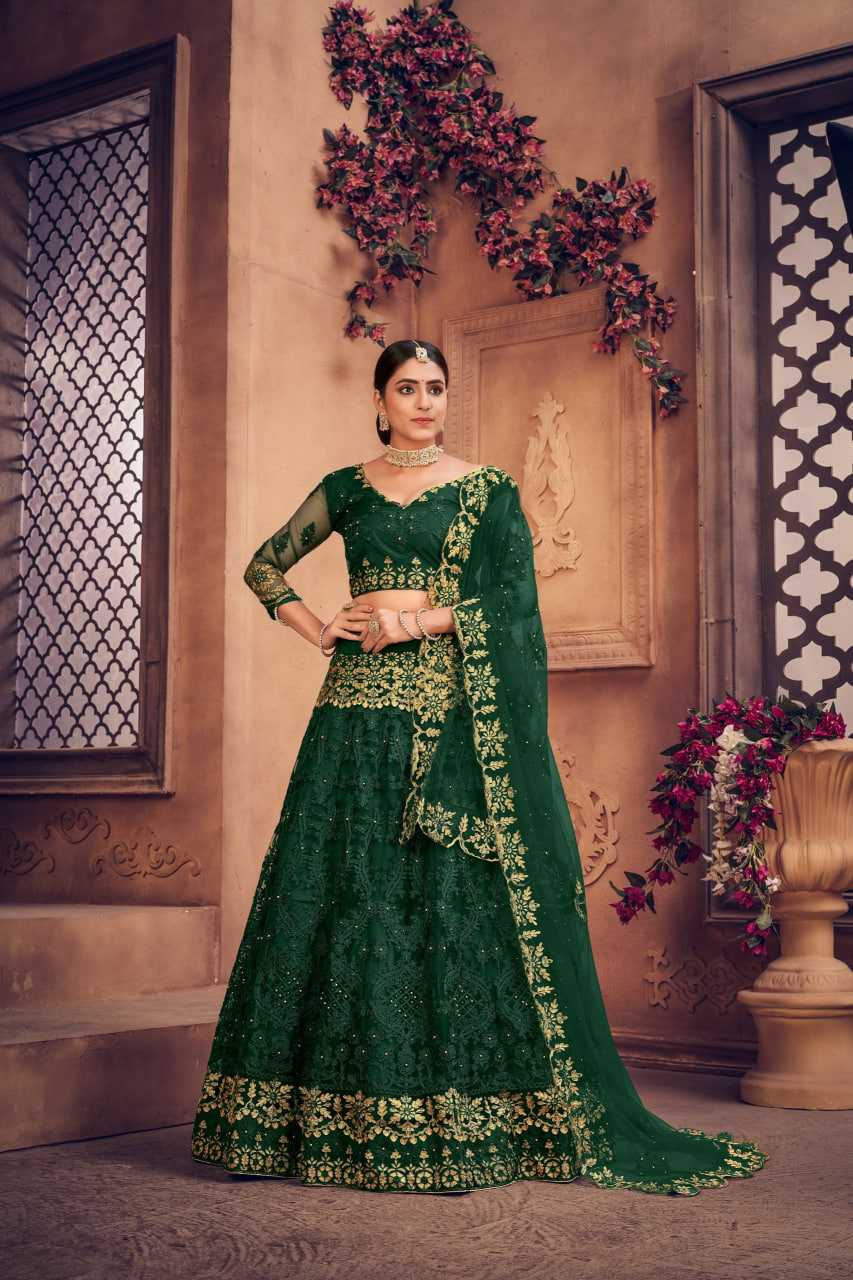 YNF Wholesale Net Embroidered Lehenga KESH643 1300 | Surat Manufacturer