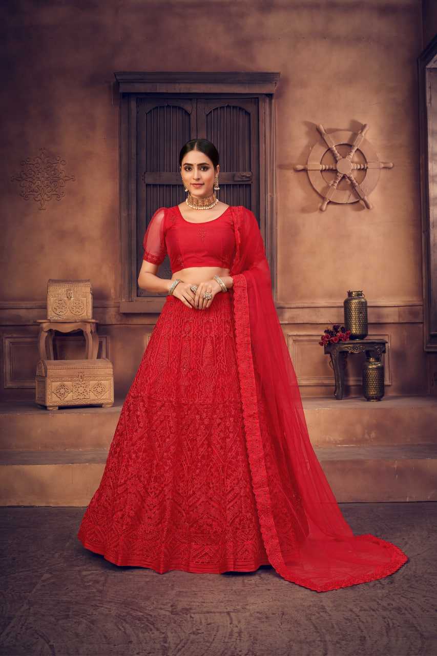 YNF Wholesale Net Embroidered Lehenga KESH643 1305 | Surat Manufacturer