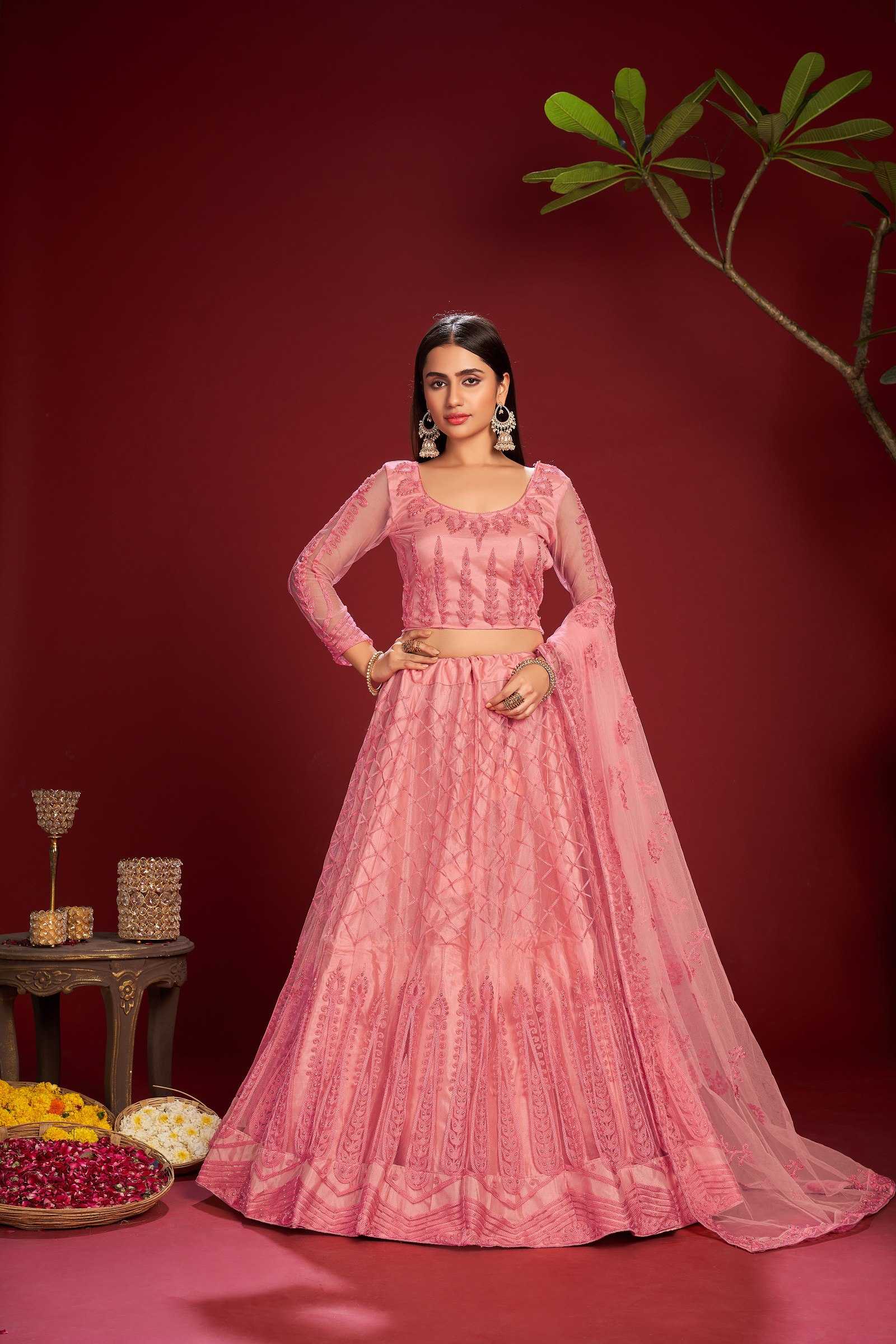 YNF Wholesale Net Embroidered Lehenga KESH643 1347 | Surat Manufacturer