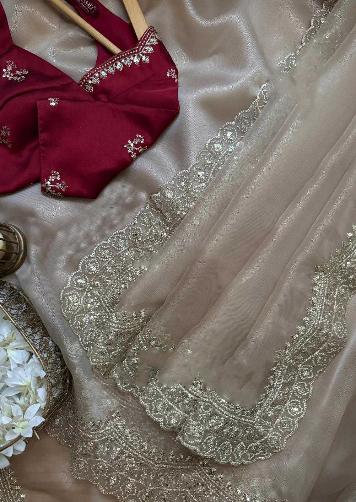 YNF Wholesale Nylon Bridal Sarees KESH600 Aarvi | Surat Manufacturer