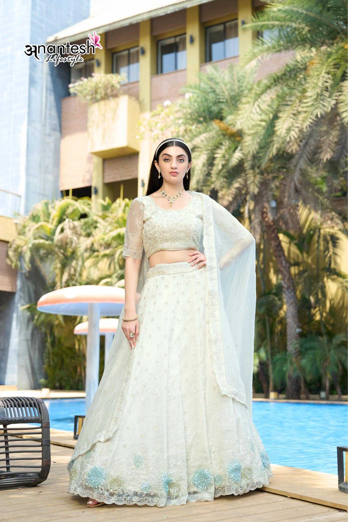YNF Wholesale Organza Bridal Lehenga KESH530 ANANTESH 5047 | Surat Manufacturer