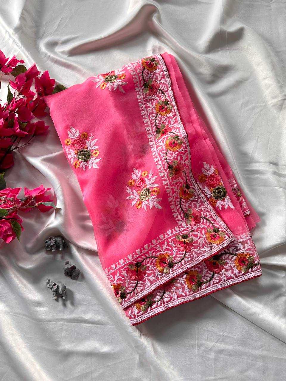 YNF Wholesale Organza Silk Designer Sarees KESH568 Nagma | Surat Manufacturer