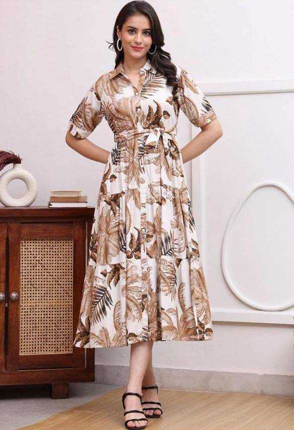 YNF Wholesale Poly Rayon Designer Kurtis KESH175 Chandramukhi-woodflower | Surat Manufacturer