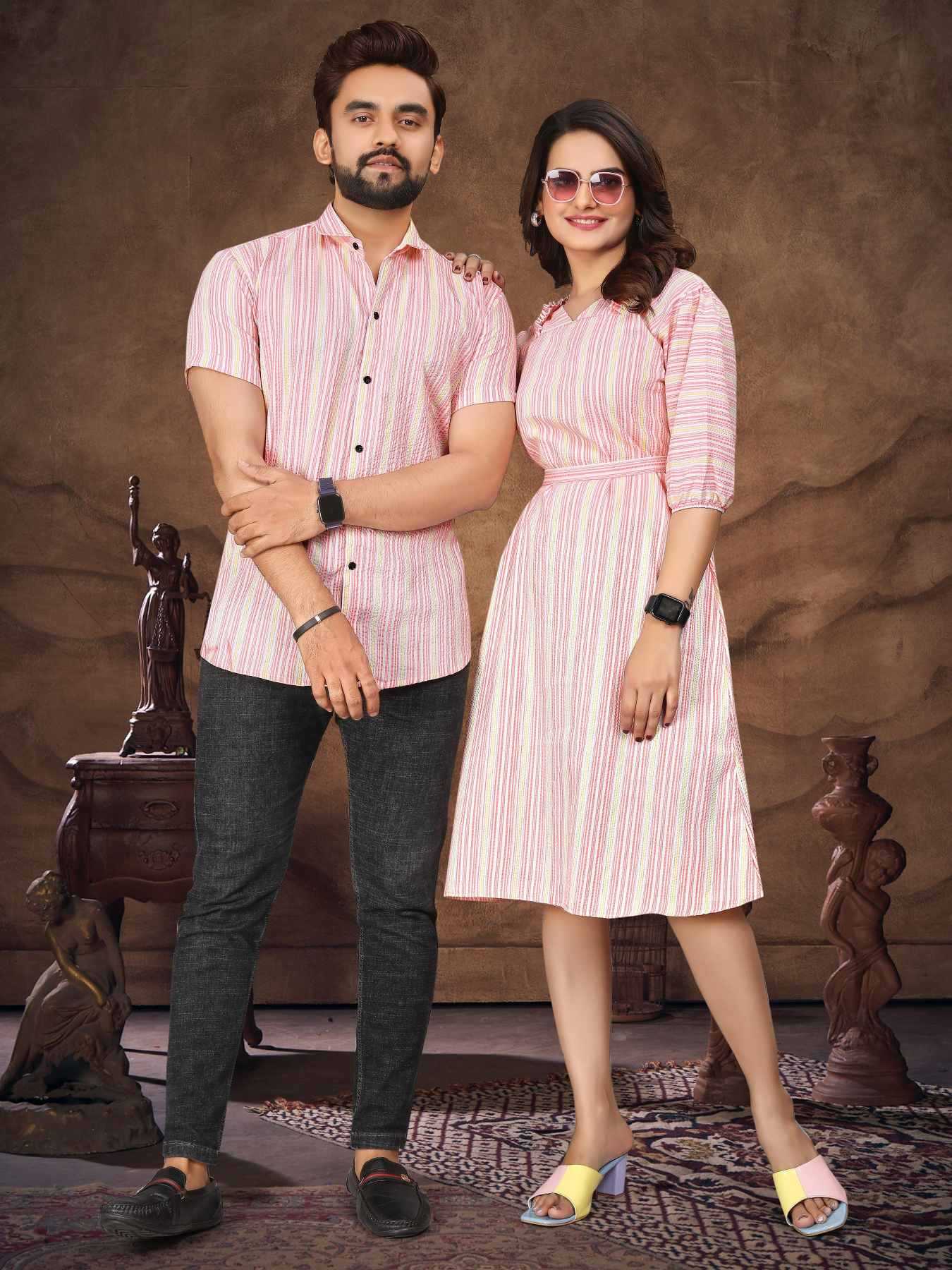YNF Wholesale Pure Cotton Couple Matching Ethnic Outfits KESH481 VEER-ZARA-2 | Surat Manufacturer