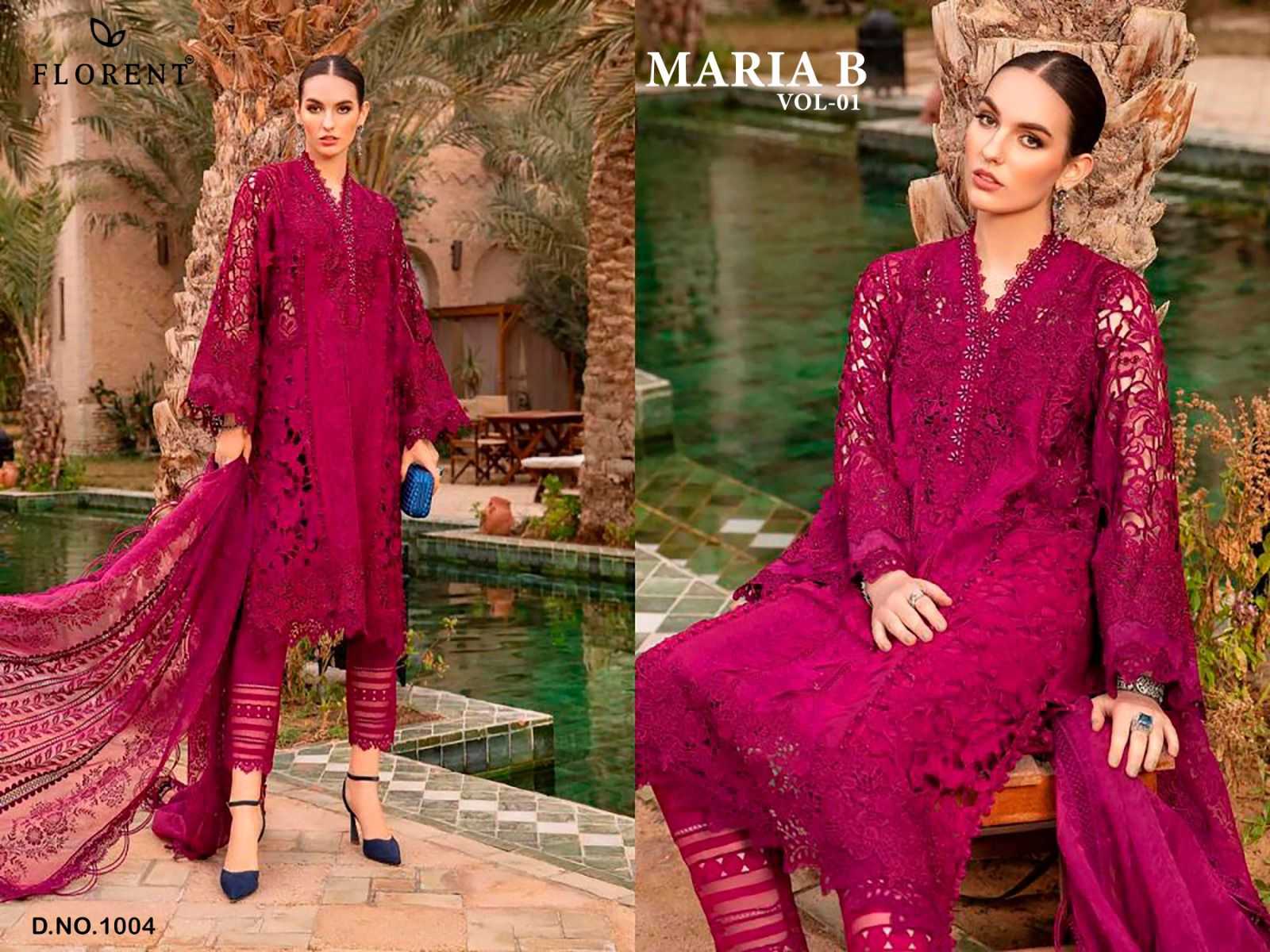 YNF Wholesale Pure Cotton Party wear suits KESH586 FLORENT MARIA 1004 | Surat Manufacturer