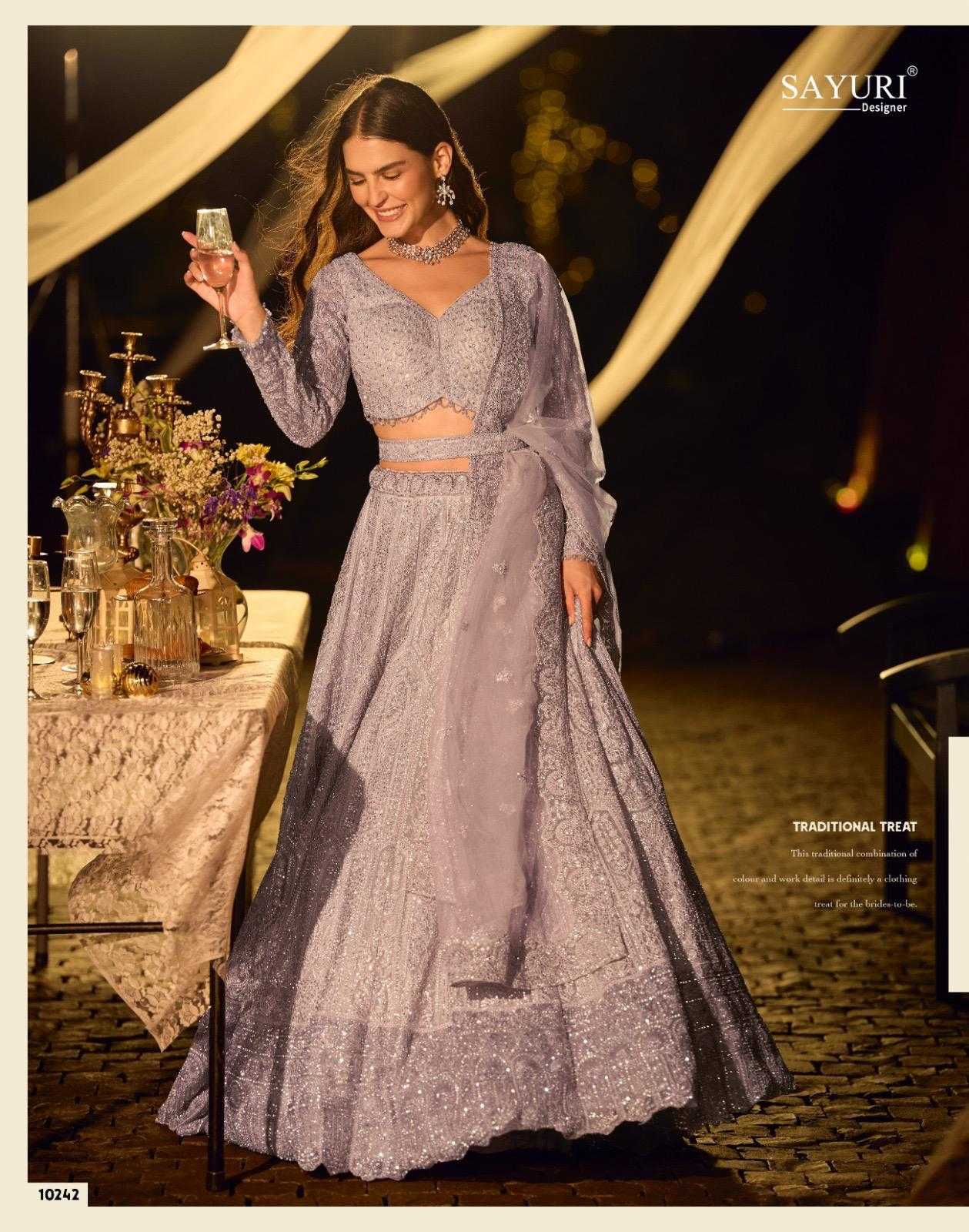 YNF Wholesale Soft Net Designer Lehenga KESH481 SAYURI RIYAASAT 10241 | Surat Manufacturer
