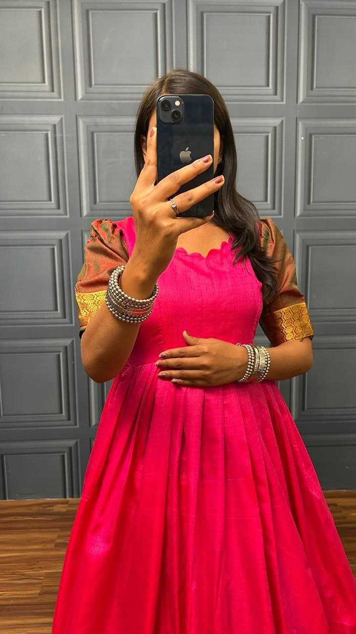 YNF Wholesale Soft Tissue Fancy Gowns KESH619 Kishori | Surat Manufacturer