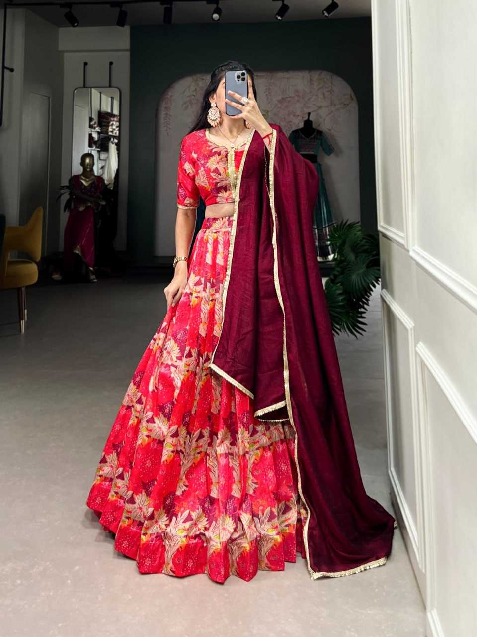 YNF Wholesale Tussar Silk Fancy Lehenga KESH668 034 | Surat Manufacturer