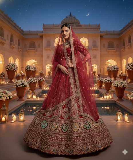 YNF Wholesale Velvet Embroidered Lehenga KESH639 13 | Surat Manufacturer