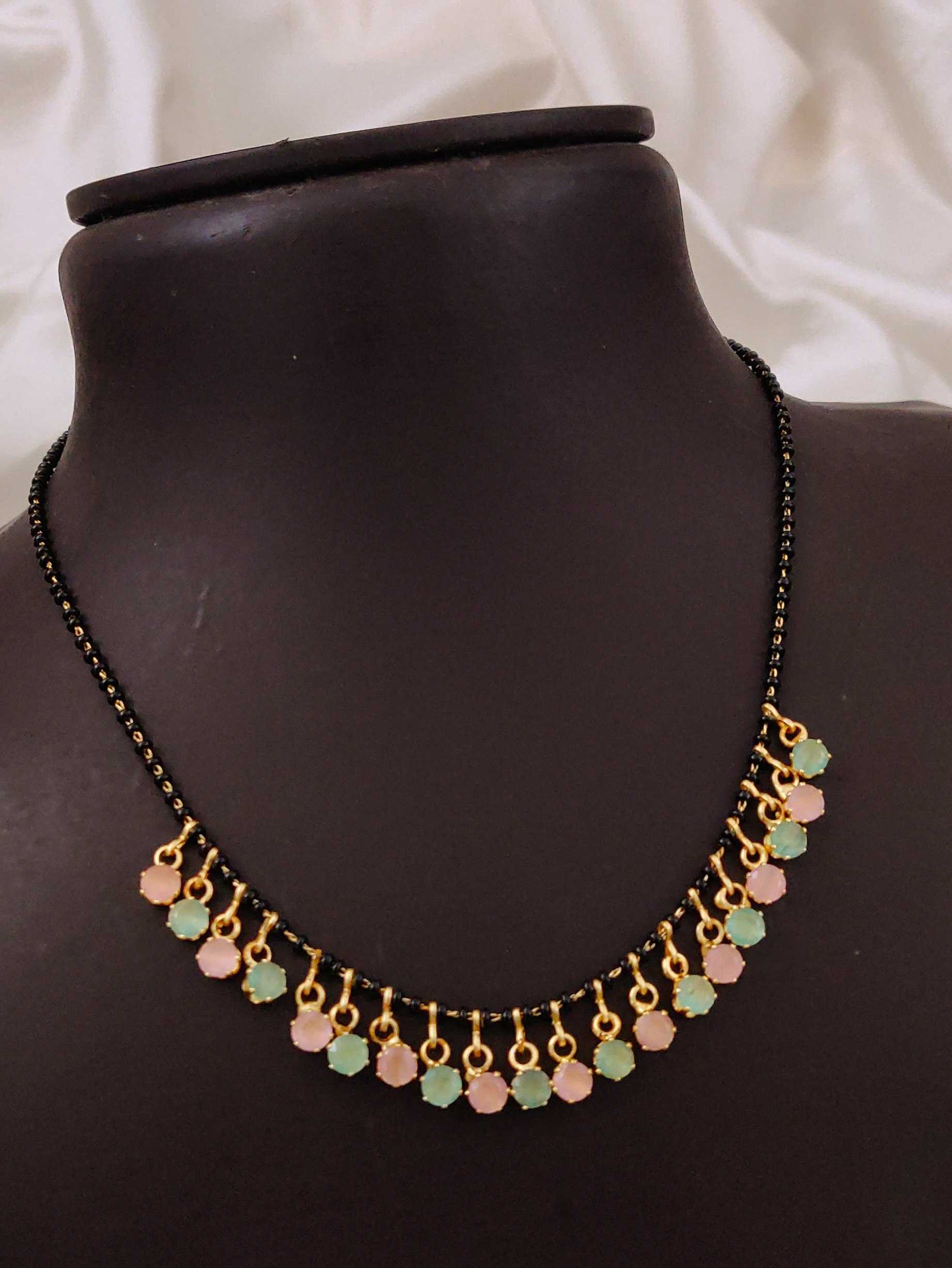YNF Wholesale Alloy Designer Crystal Necklaces KESH191 137 | Surat Manufacturer