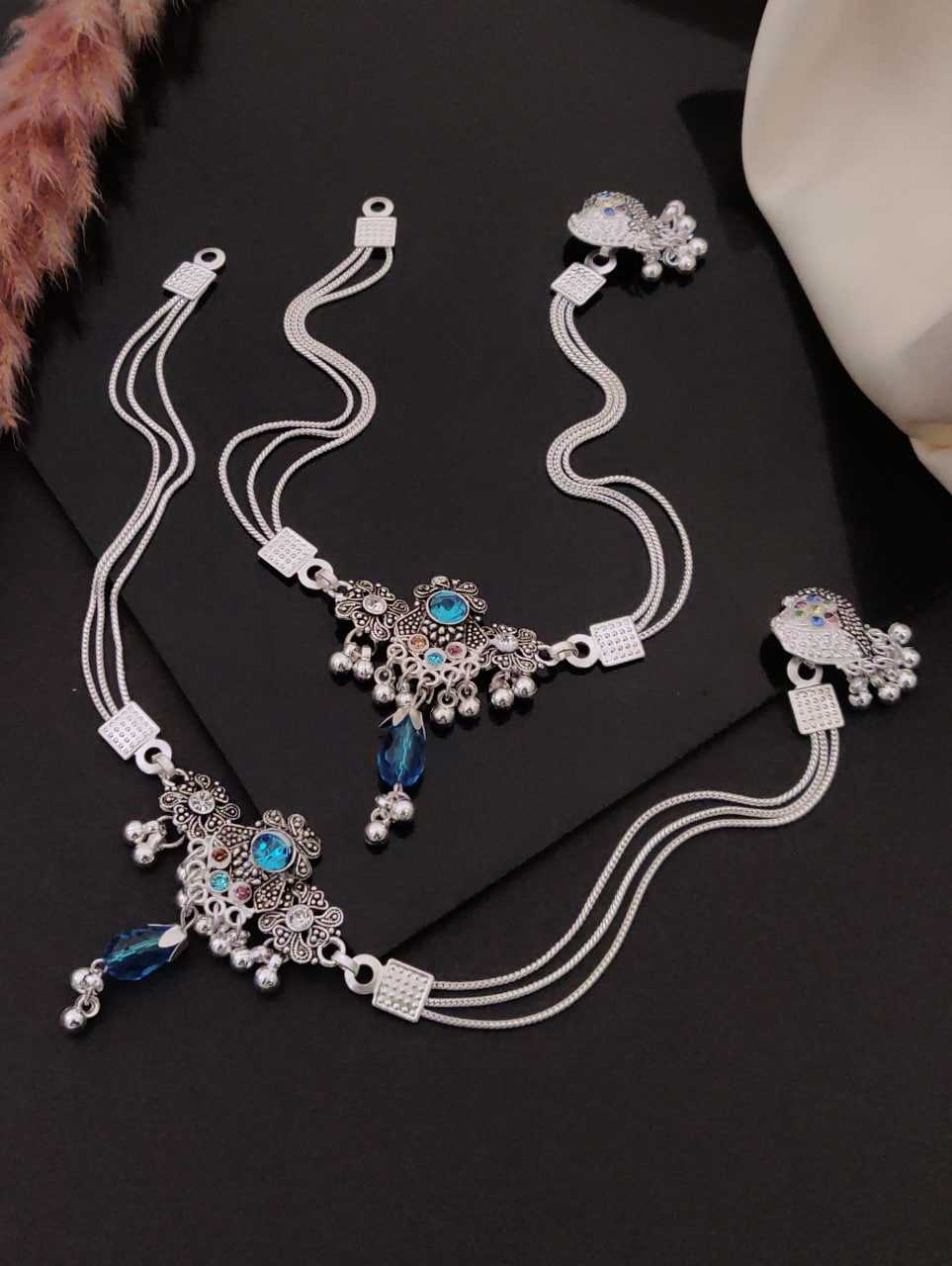 YNF Wholesale Alloy AD Fancy Payal KESH191 139 | Surat Manufacturer