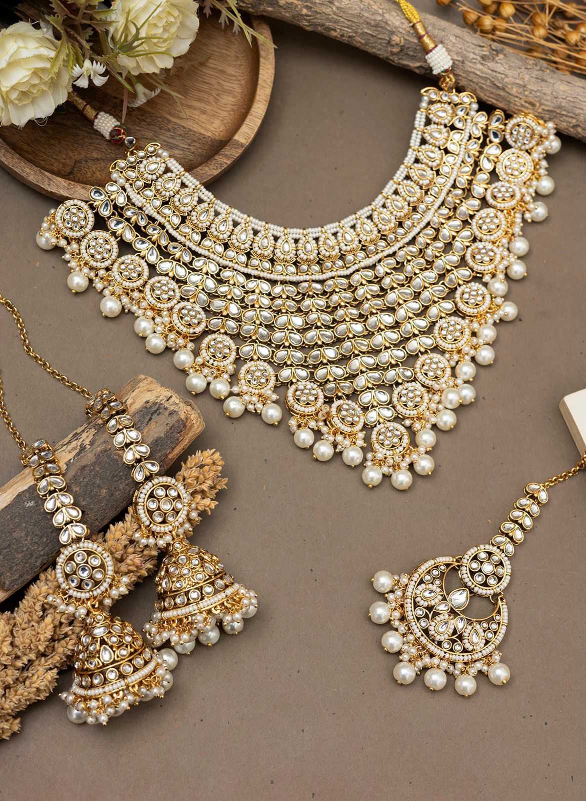 YNF Wholesale Brass Fancy Mala Necklaces KESH494 1 | Surat Manufacturer
