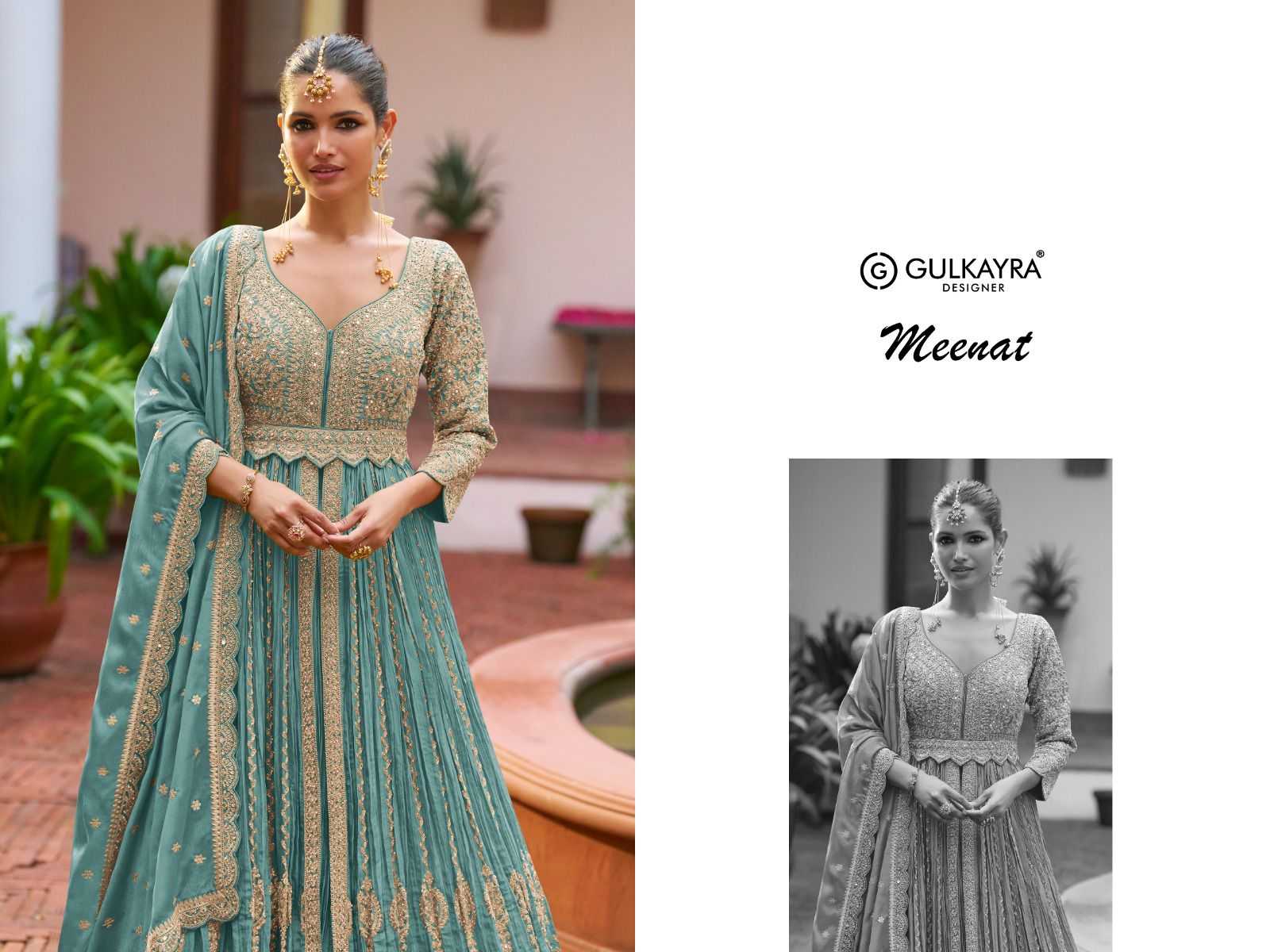 YNF Wholesale Chinon Wedding Suits KESH587 Gulkayra MEENAT | Surat Manufacturer