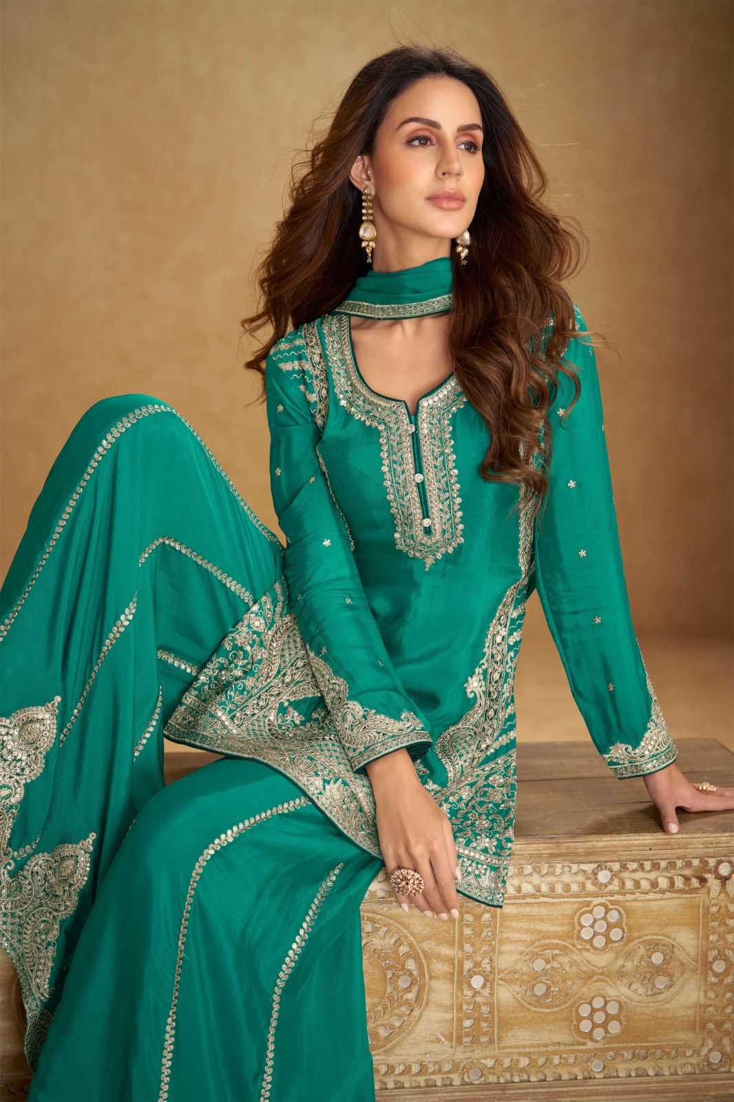 YNF Wholesale Chinon Patiala Suits KESH587 Gulkayra NIRVI | Surat Manufacturer