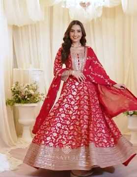 YNF Wholesale Chinon Embroidery Suits KESH587 RADHA JANNAT | Surat Manufacturer