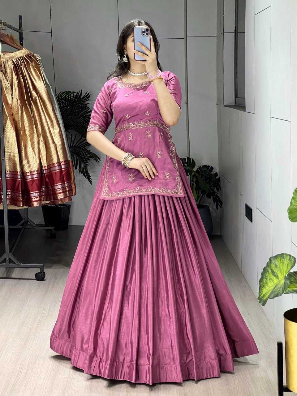YNF Wholesale Chinon Wedding Lehenga RIN119 8226 | Surat Manufacturer