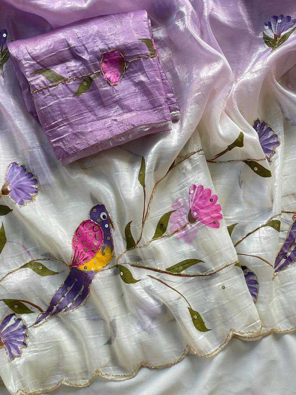 YNF Wholesale Crush Silk Printed Sarees KESH509 gold crush | Surat Manufacturer