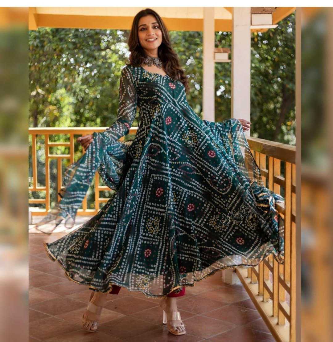 YNF Wholesale Delta Silk Bandhani Suits KESH559 345 | Surat Manufacturer