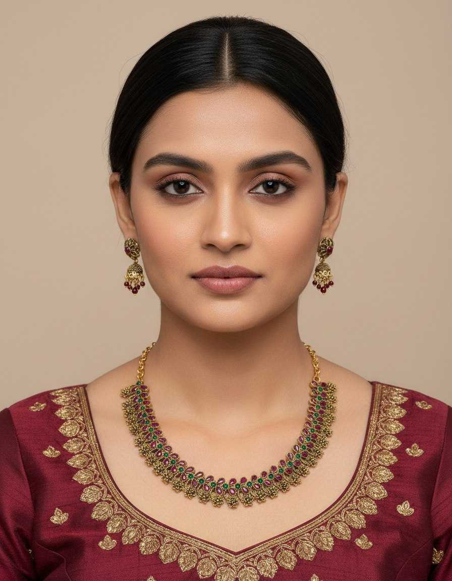 YNF Wholesale Fancy Artificial Necklace Sets KESH191 NECKLACE SET | Surat Manufacturer