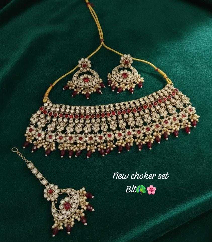 YNF Wholesale Fancy Choker Necklaces KESH494 1 | Surat Manufacturer