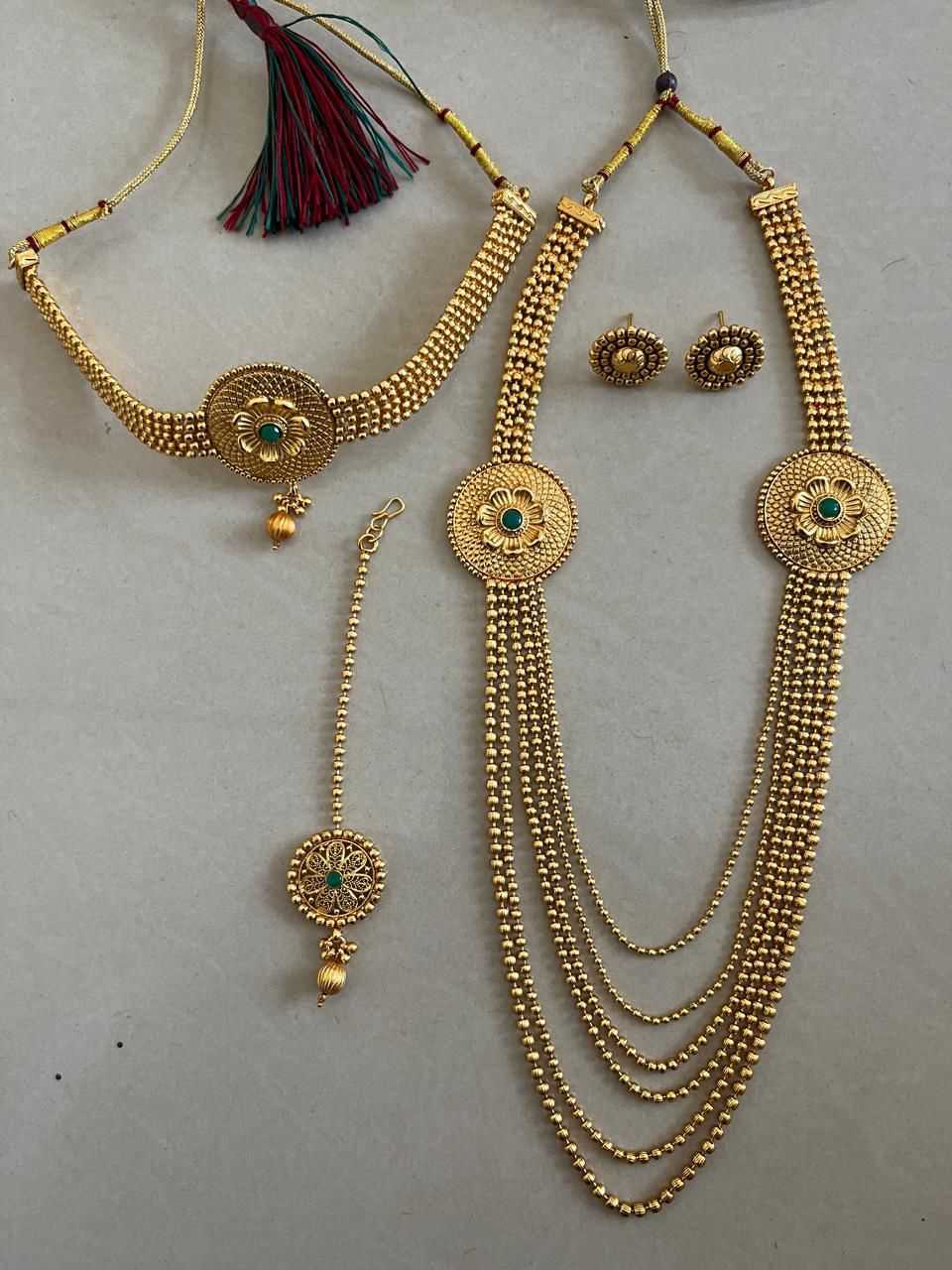 YNF Wholesale Fancy Golden Necklace Set KESH494 2 | Surat Manufacturer