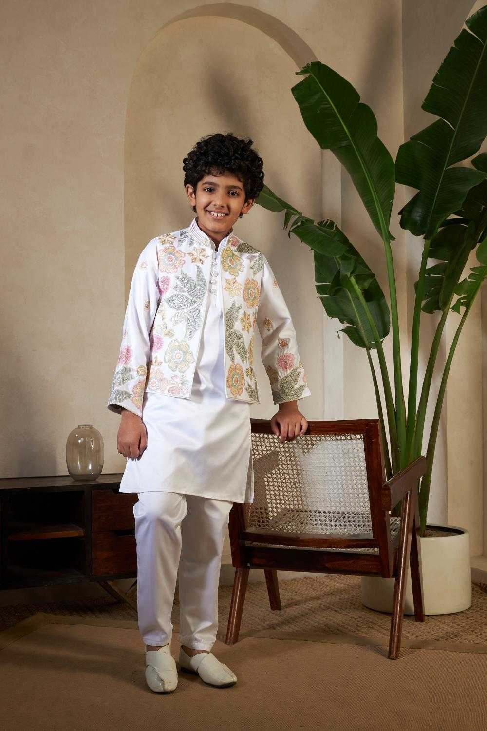 YNF Wholesale Fancy Boys Kurta Pyjama RIN202 | Surat Manufacturer