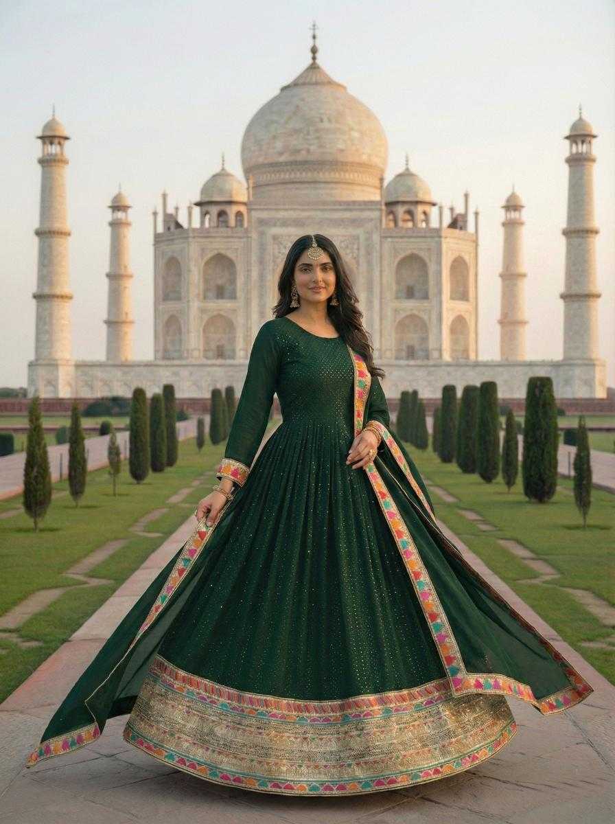 YNF Wholesale Faux Georgette Anarkali Gown KESH504 3308 | Surat Manufacturer