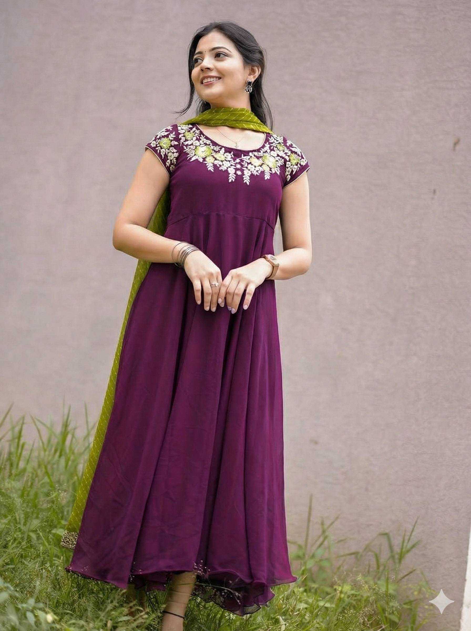YNF Wholesale Georgette Party Wear Dresses KESH210 2471 | Surat Manufacturer