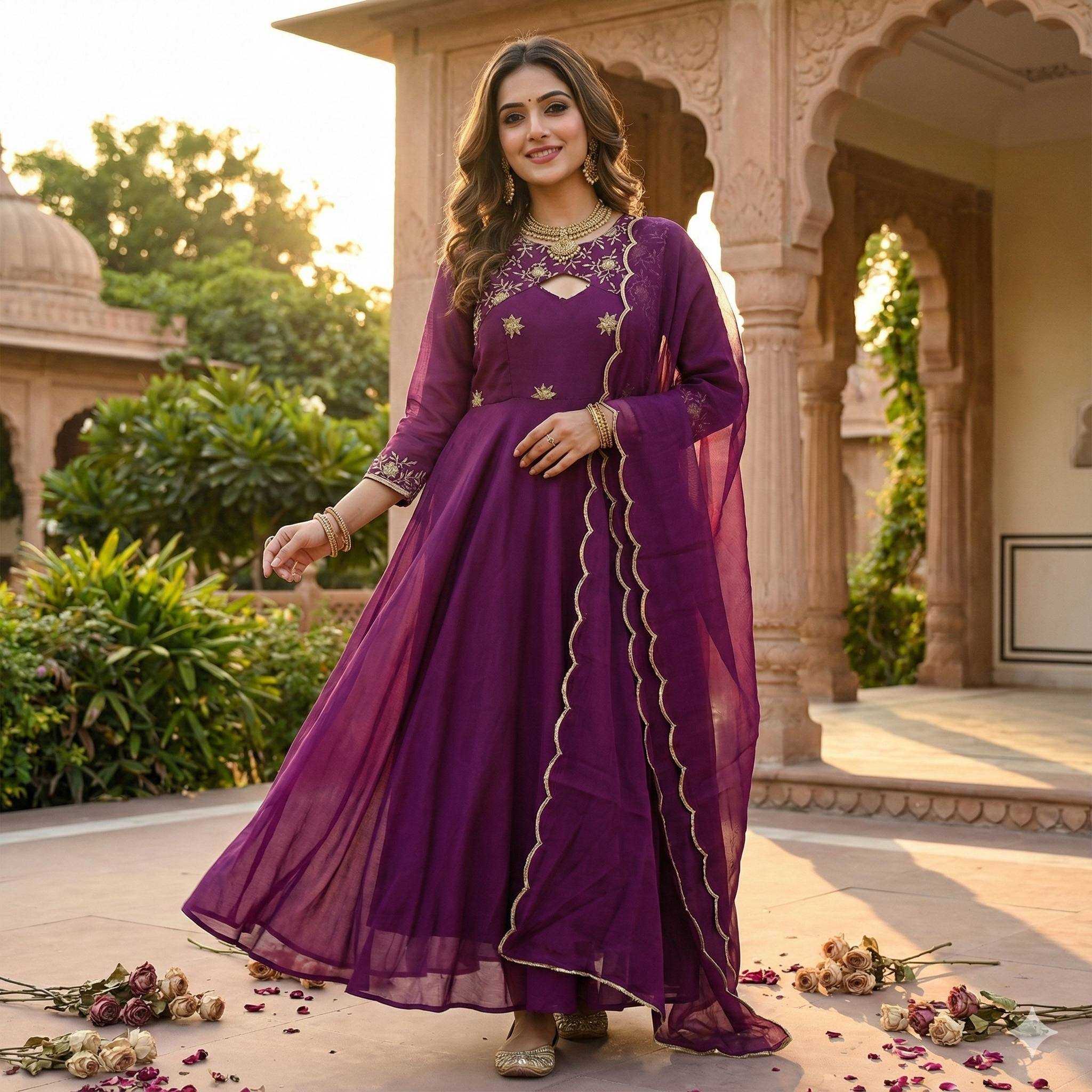YNF Wholesale Georgette Evening Gowns KESH210 2479 | Surat Manufacturer