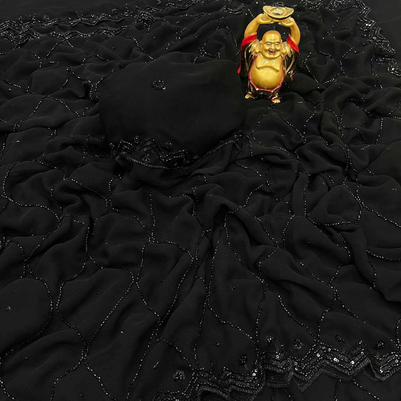 YNF Wholesale Georgette Sequence Sarees KESH487 NIKITA | Surat Manufacturer