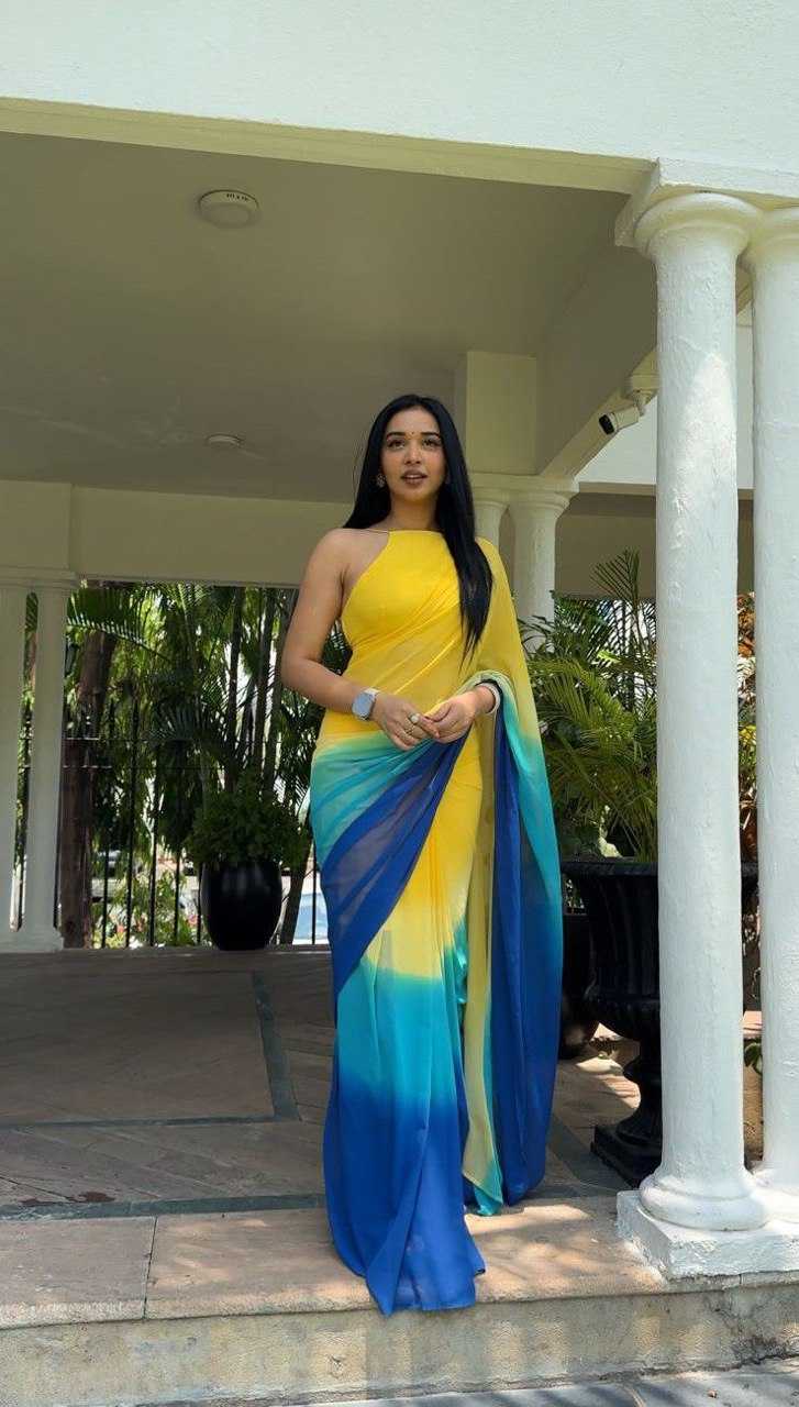 YNF Wholesale Georgette Party Wear Sarees KESH709 DOLLY | Surat Manufacturer