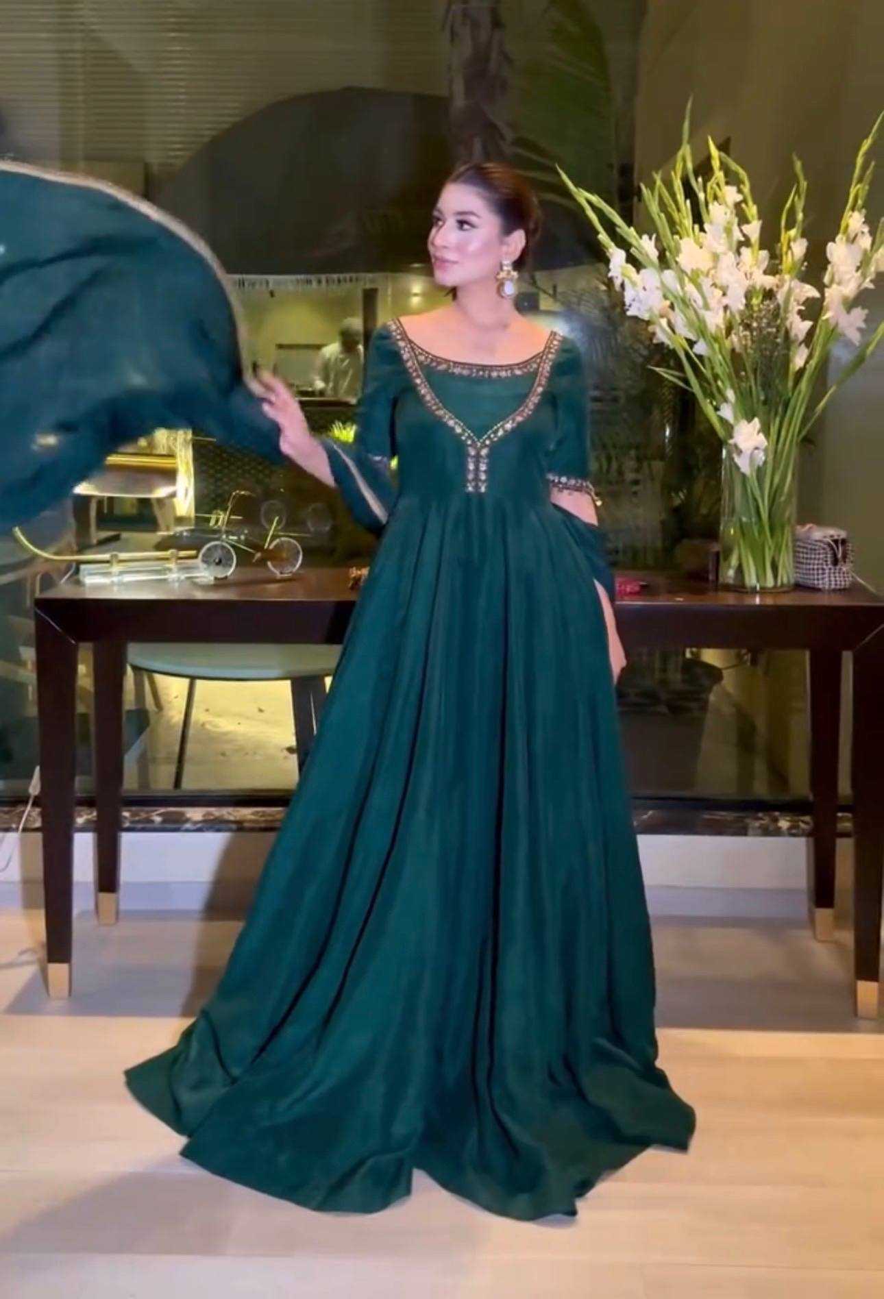 YNF Wholesale Georgette Anarkali Gown RIN213 369 | Surat Manufacturer